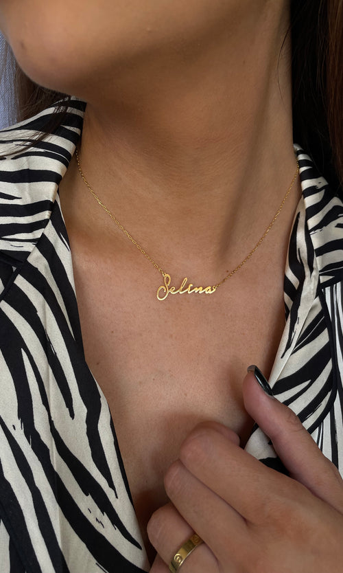 Paul Valentine Namenskette Italics im Angebot