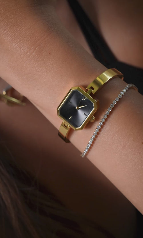 Paul Valentine Ethereal Watch & Sparkling Bracelet Set Black Friday