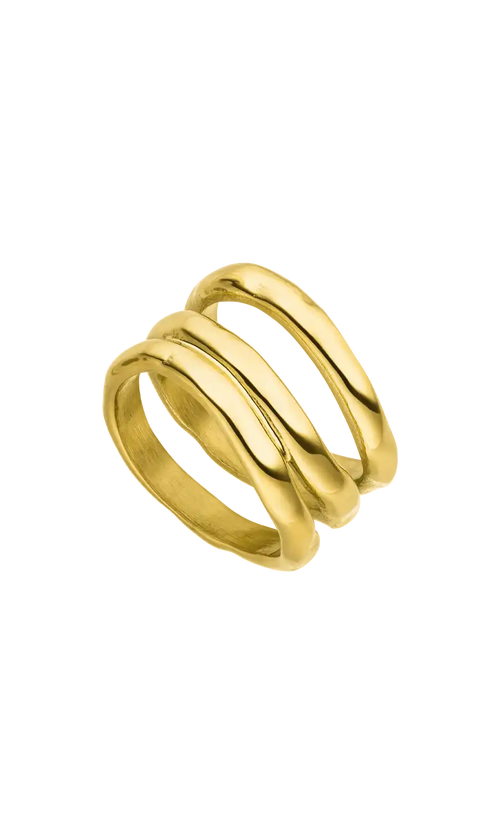 Paul Valentine Molten Triple Ring Bestseller