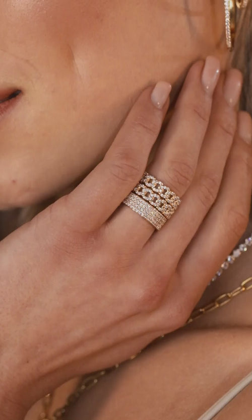 Paul Valentine Éclat Pavé Ring Super Sparpreis
