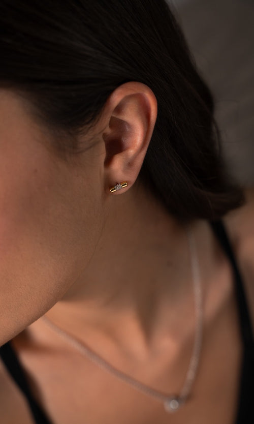 Paul Valentine Pure Ohrstecker 14k vergoldet Zeitbegrenzte Promotion