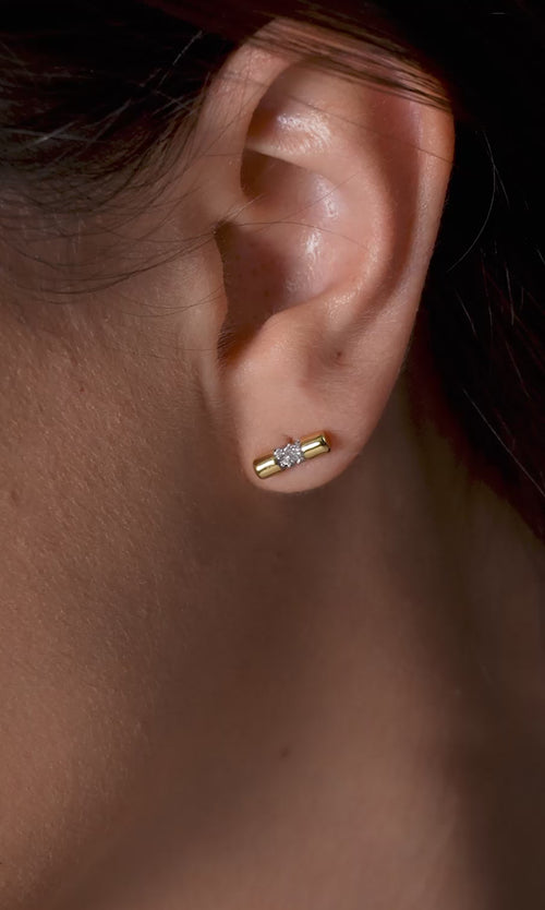 Paul Valentine Pure Ohrstecker 14k vergoldet Zeitbegrenzte Promotion