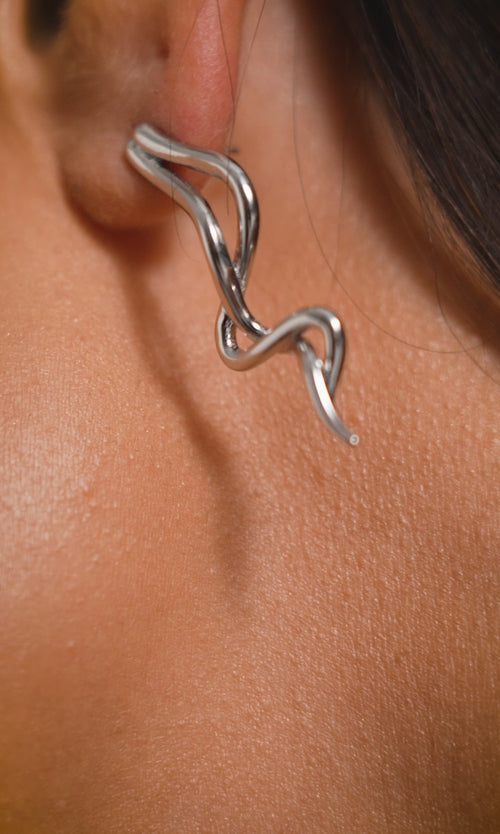 Paul Valentine Wave Rush Earrings Rabatte dieses Monats
