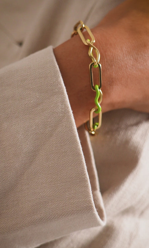 Paul Valentine Wave Rush Enamel Bracelet Auslauf
