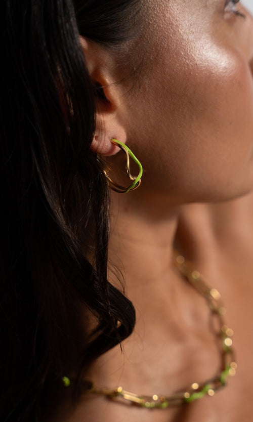 Paul Valentine Wave Rush Enamel Hoops Hotsell