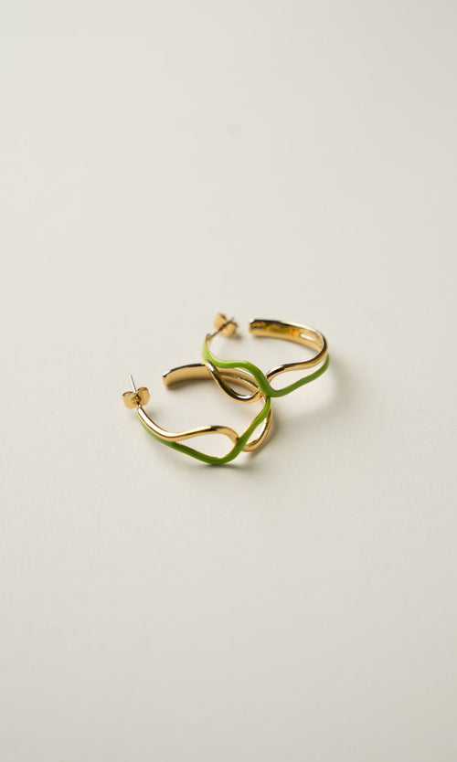 Paul Valentine Wave Rush Enamel Hoops Hotsell