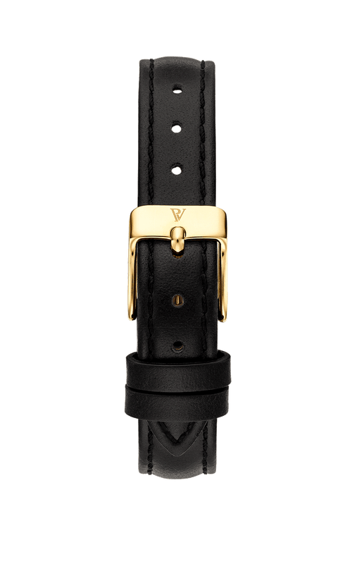 Paul Valentine Black Leather Strap Schlussverkauf
