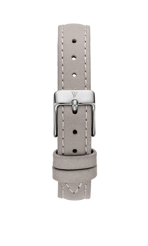 Paul Valentine Grey Leather Strap Kostenloser Versand