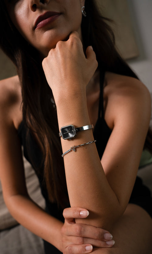 Paul Valentine Ethereal Watch Silver Super Sparpreis