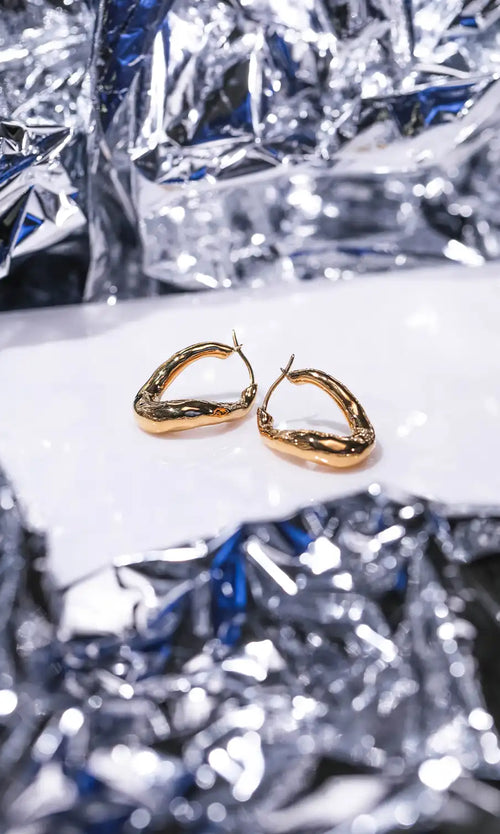 Paul Valentine Molten Twisted Hoops Letzte 2 Tage