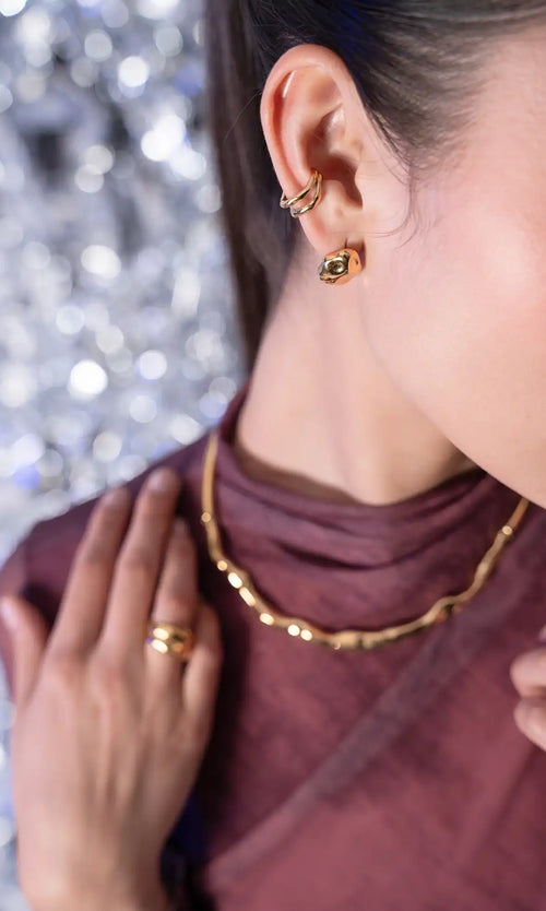 Paul Valentine Molten Ear Cuff Bis zu 60% Rabatt