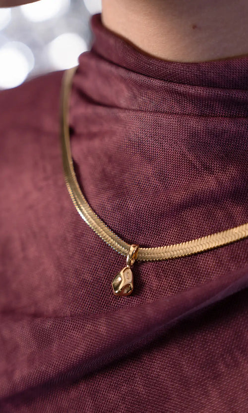 Paul Valentine Molten Sleek Necklace Sonderangebot der Fabrik