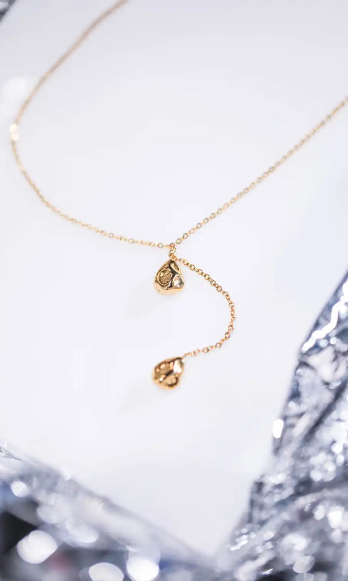 Paul Valentine Molten Y-Necklace Bis zu 55% Rabatt