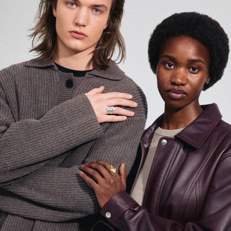 Pilgrim GIA recycelter Kristall Ring vergoldet Super Sparpreis