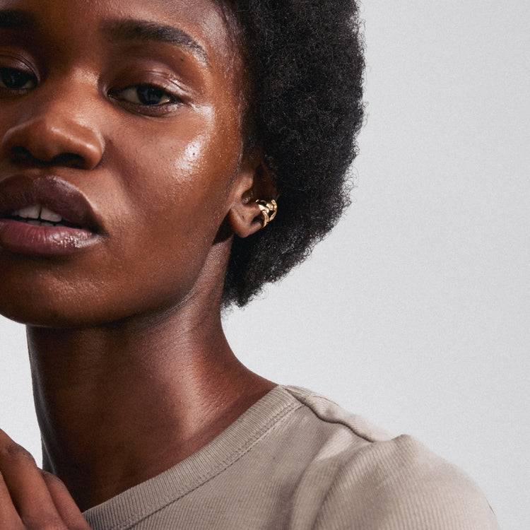 Pilgrim ZENA recycelter Ear Cuff vergoldet Günstiger Verkauf