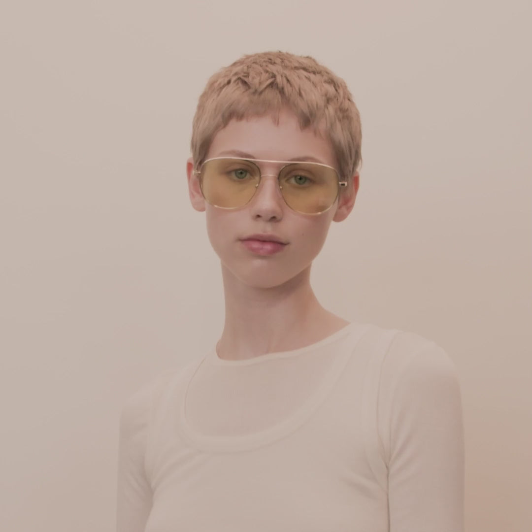 Pilgrim DALLAS Sonnenbrille Gelb/Gold Fabrikpreis