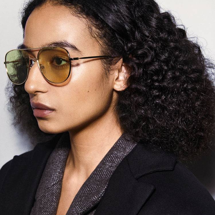 Pilgrim DALLAS Sonnenbrille Gelb/Gold Fabrikpreis