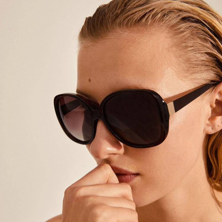 Pilgrim PARKER Oversized-Retro-Sonnenbrille, Braun Günstig kaufen