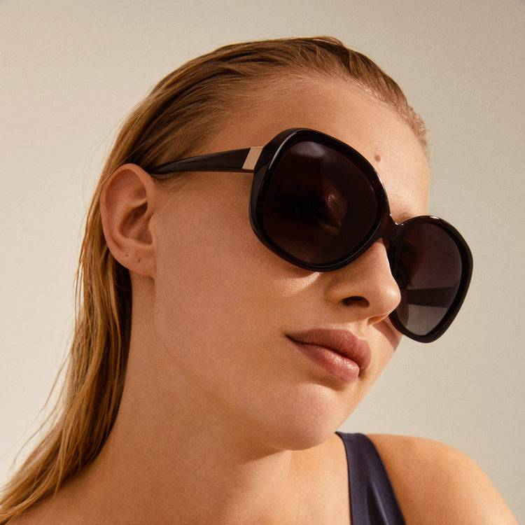 Pilgrim PARKER Oversized-Retro-Sonnenbrille, Braun Günstig kaufen