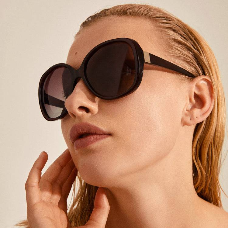 Pilgrim PARKER Oversized-Retro-Sonnenbrille, Braun Günstig kaufen