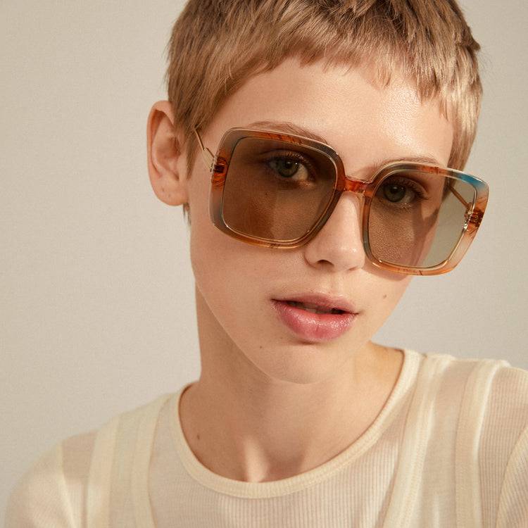 Pilgrim ALIET Sonnenbrille Mehrfarbig/Gold Flash Sale