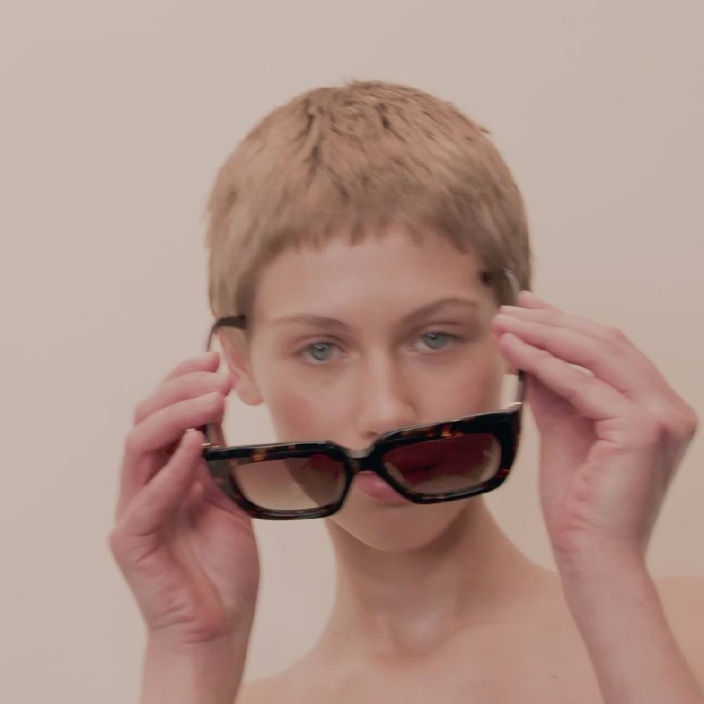 Pilgrim ENIEL Recycelte Sonnenbrille Schildpatt-Braun/Gold Vatertagsangebot
