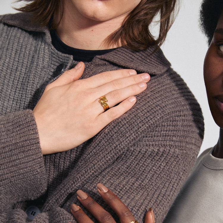 Pilgrim ELISSA recycelter Ring vergoldet Top Angebot