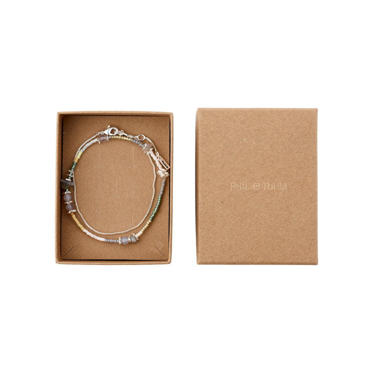 Pilgrim PIXIE Geschenkset, Armband 2-in-1-Set, versilbert Tägliche Deals