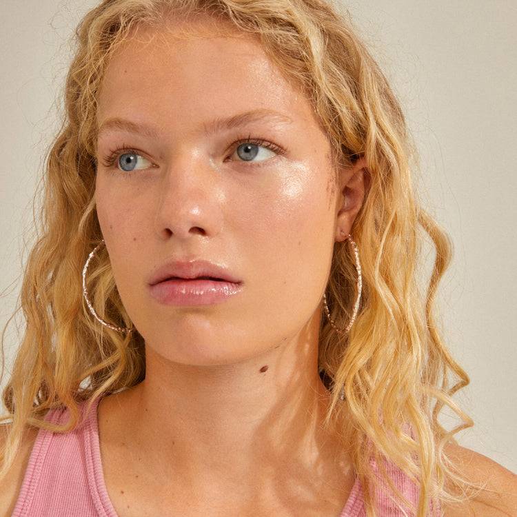 Pilgrim SUN recycelte Mega-Hoops versilbert Super Sparpreis