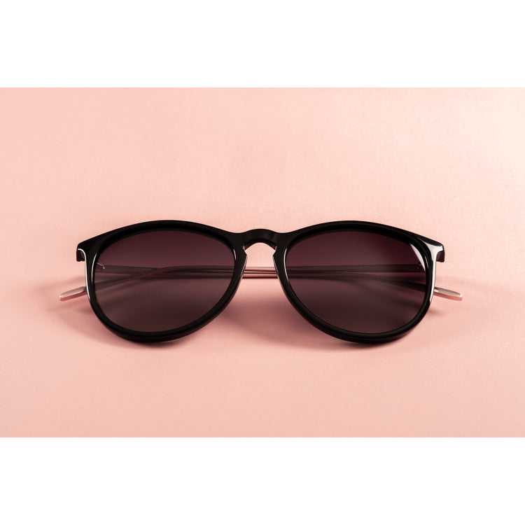 Pilgrim VANILLE Sonnenbrille Schwarz/Gold zollfrei
