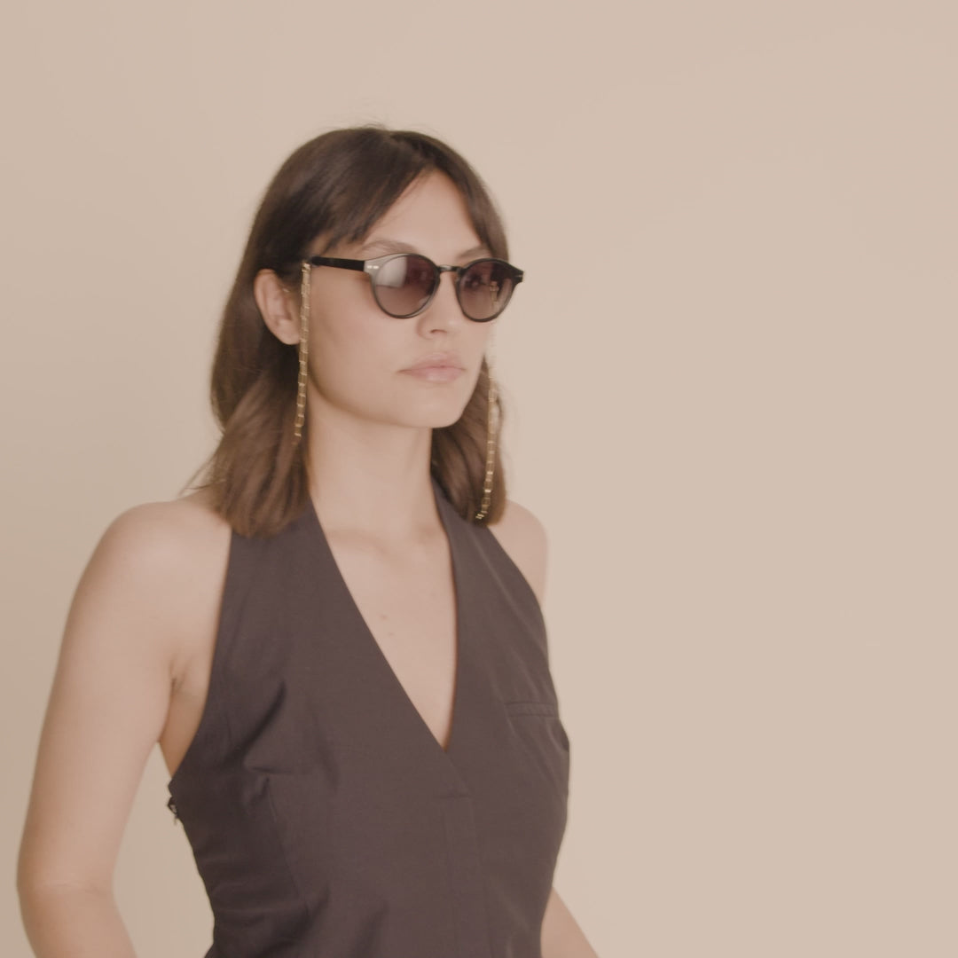 Pilgrim KYRIE Sonnenbrille Schwarz/Gold Outlet