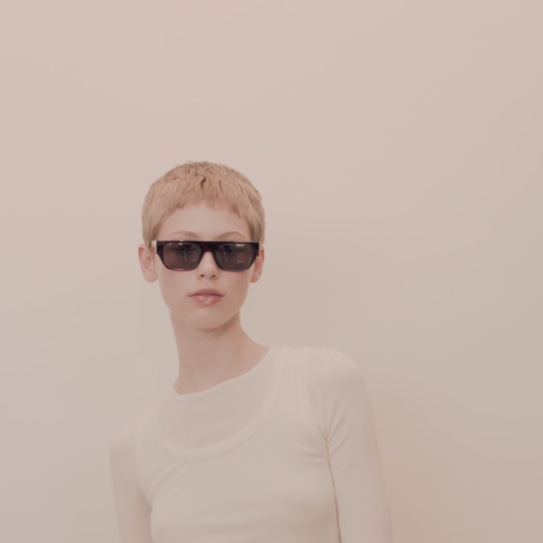 Pilgrim ENIEL Recycelte Sonnenbrille Schwarz/Gold Auslauf