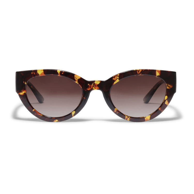 Pilgrim JUNA Cat-Eye-Sonnenbrille in braunem Schildpatt Blitzverkäufe