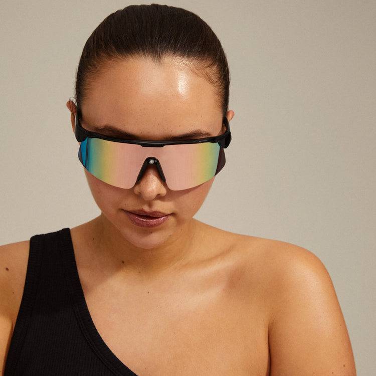 Pilgrim DEYLERT Sonnenbrille Schwarz Kostenloser Versand