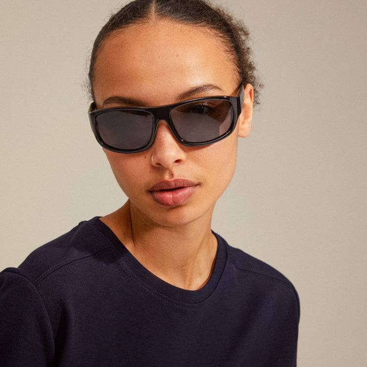 Pilgrim GERTRUD Sonnenbrille Schwarz Limitierter Zeitrabatt