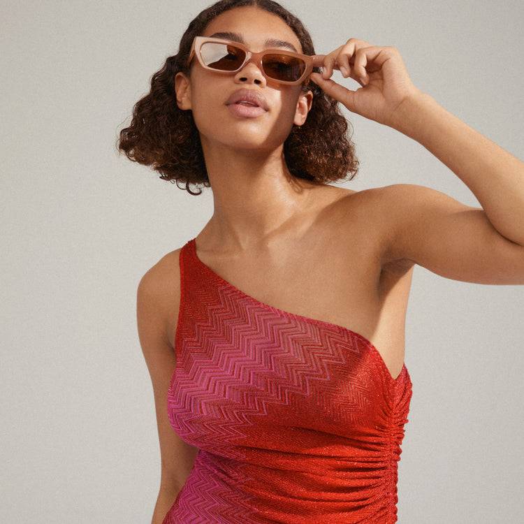 Pilgrim ORIANA Sonnenbrille hellbraun Bis zu 50% Rabatt