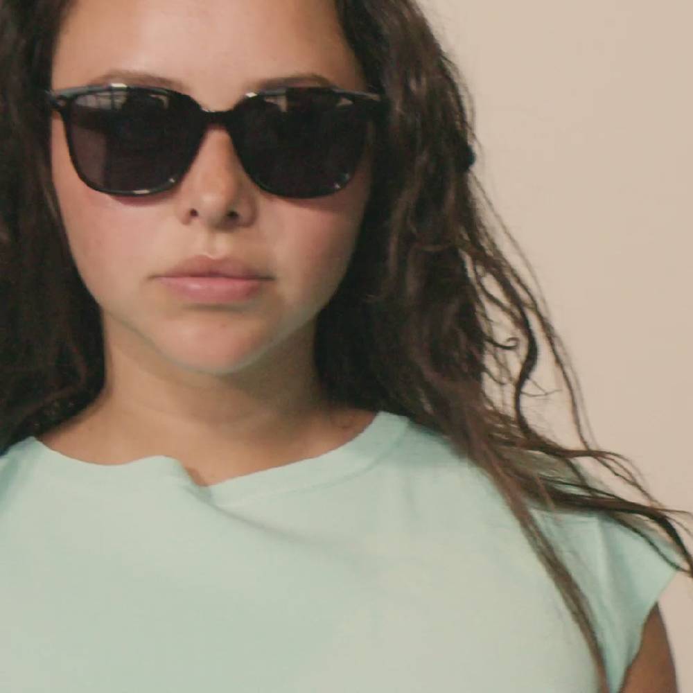 Pilgrim JAMILA recycelte Sonnenbrille in dunklem Schildpatt Bis zu 55% Rabatt