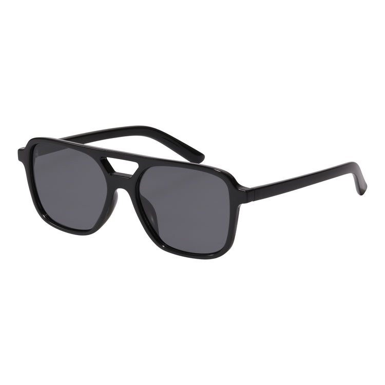 Pilgrim ELODIE recycelte Piloten-Sonnenbrille schwarz Super Rabatt