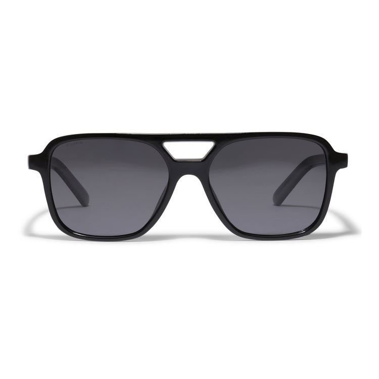 Pilgrim ELODIE recycelte Piloten-Sonnenbrille schwarz Super Rabatt
