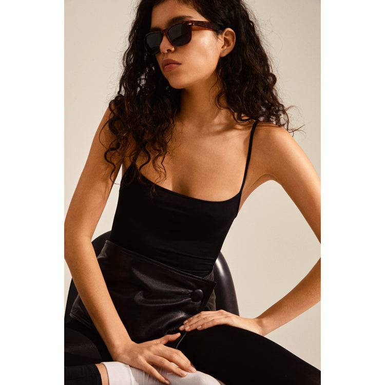 Pilgrim REESE Sonnenbrille im Retro-Stil, Schildpatt braun Fabrikladen