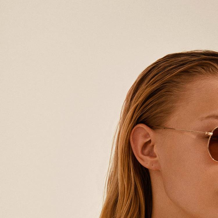 Pilgrim RYLAN Sonnenbrille Orange/Gold Speichern exportieren