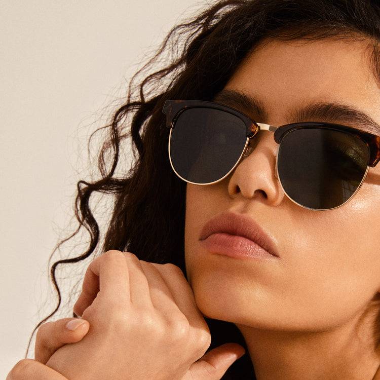 Pilgrim CHARLIE Sonnenbrille Schildpatt braun/Gold Im Verkauf
