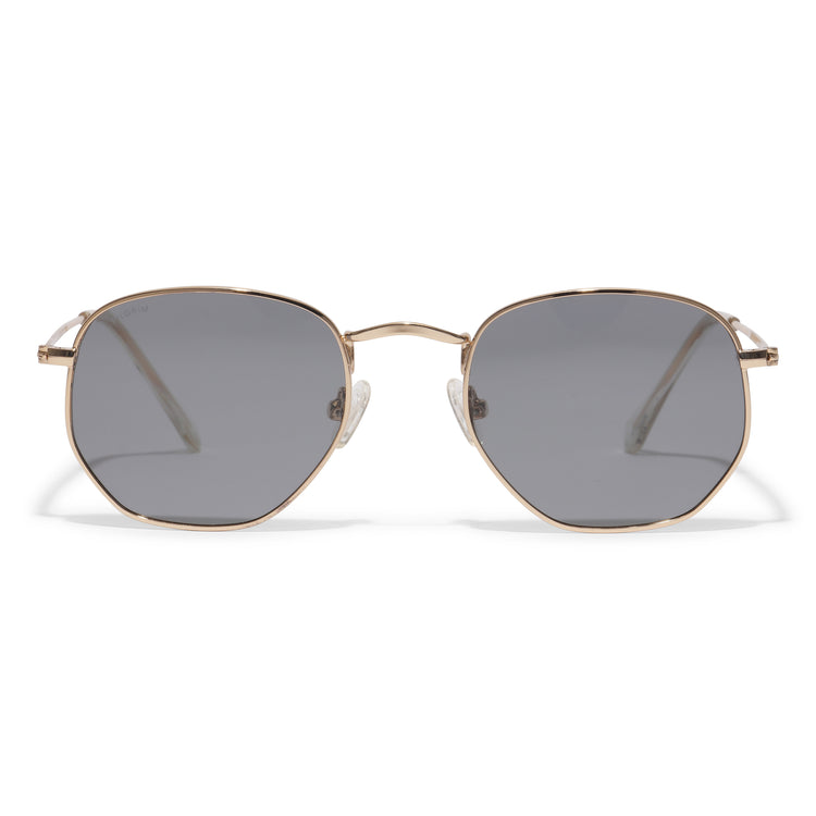 Pilgrim RYLAN Sonnenbrille Grau/Gold 50% Rabatt für begrenzte Zeit