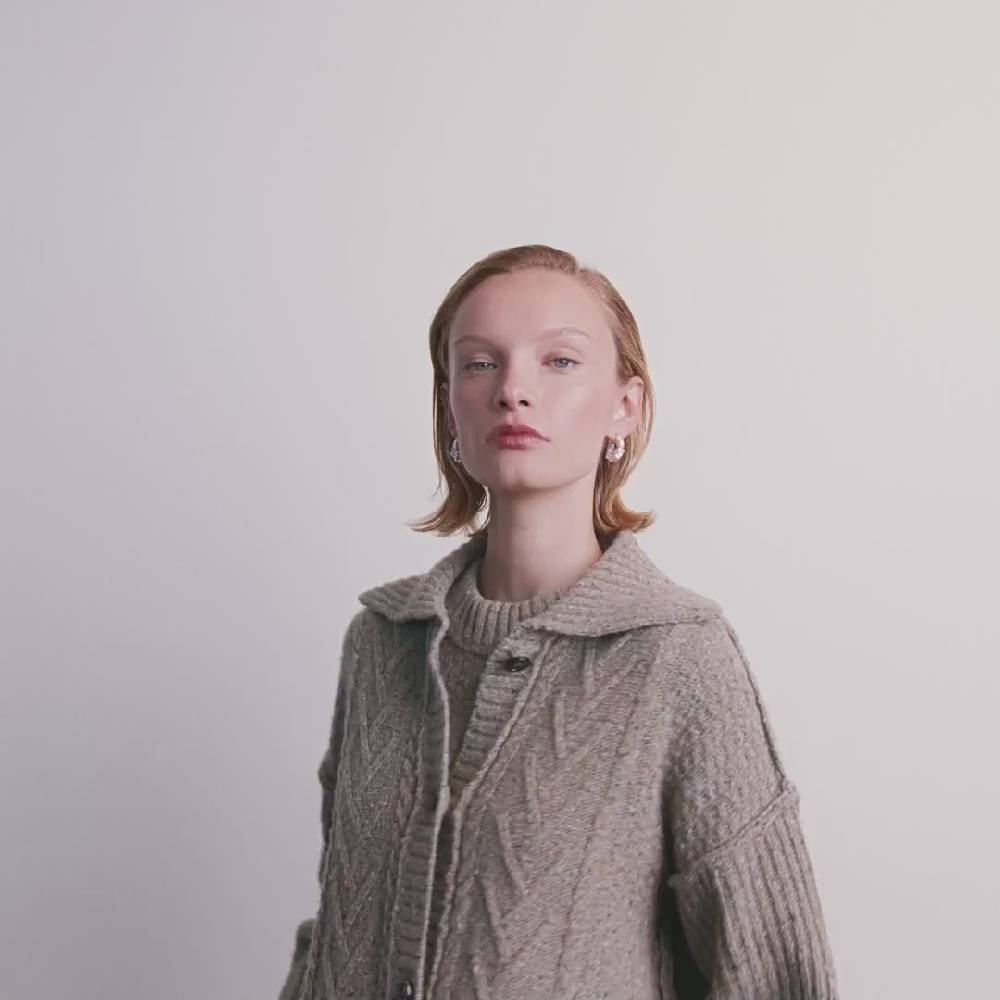 Pilgrim ACT recycelte Creolen versilbert Flash Sale