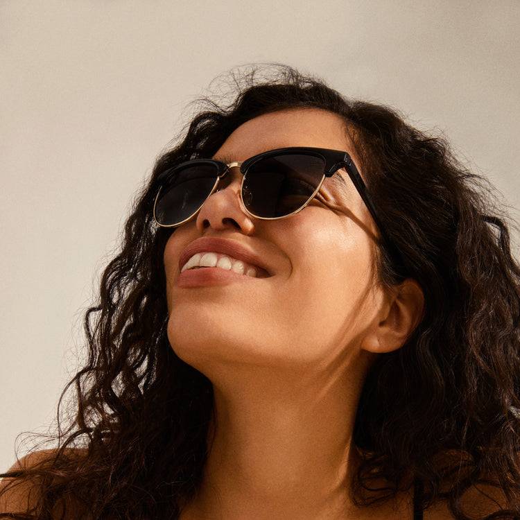 Pilgrim CHARLIE Sonnenbrille Schwarz/Gold Exklusivangebot