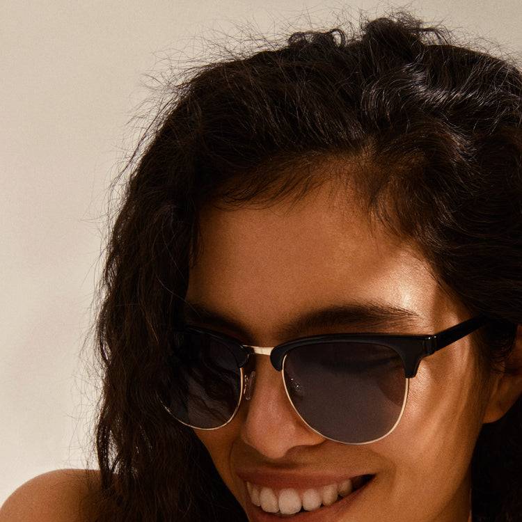 Pilgrim CHARLIE Sonnenbrille Schwarz/Gold Exklusivangebot