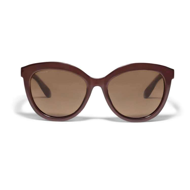 Pilgrim MARLENE recycelte Cat-Eye-Sonnenbrille braun Black Friday