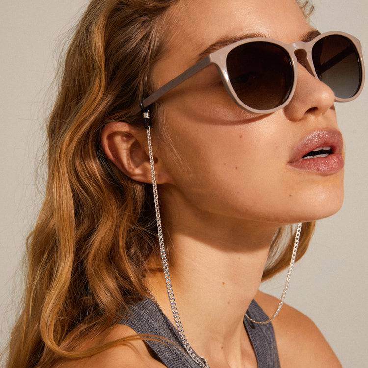 Pilgrim CAMILLA recycelte klassische Sonnenbrille hellbraun Cyber Monday