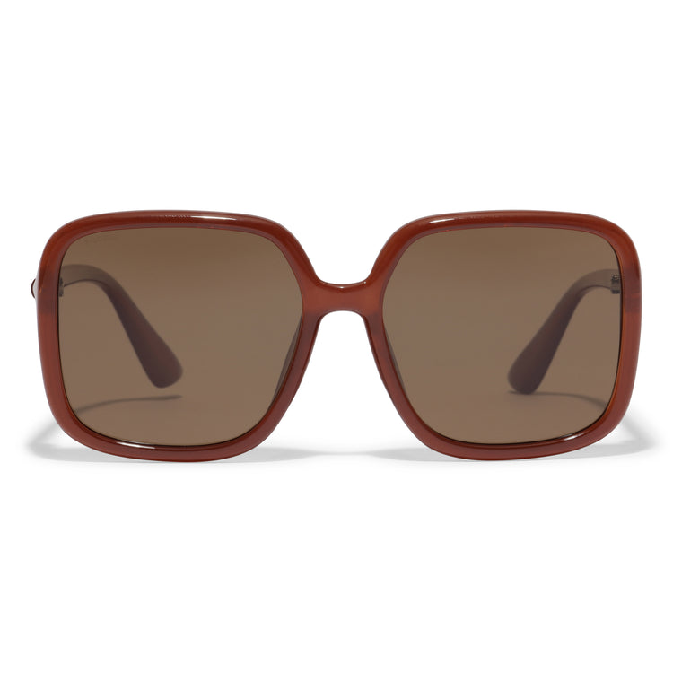 Pilgrim MILAN oversized Retro-Sonnenbrille braun Osterangebot