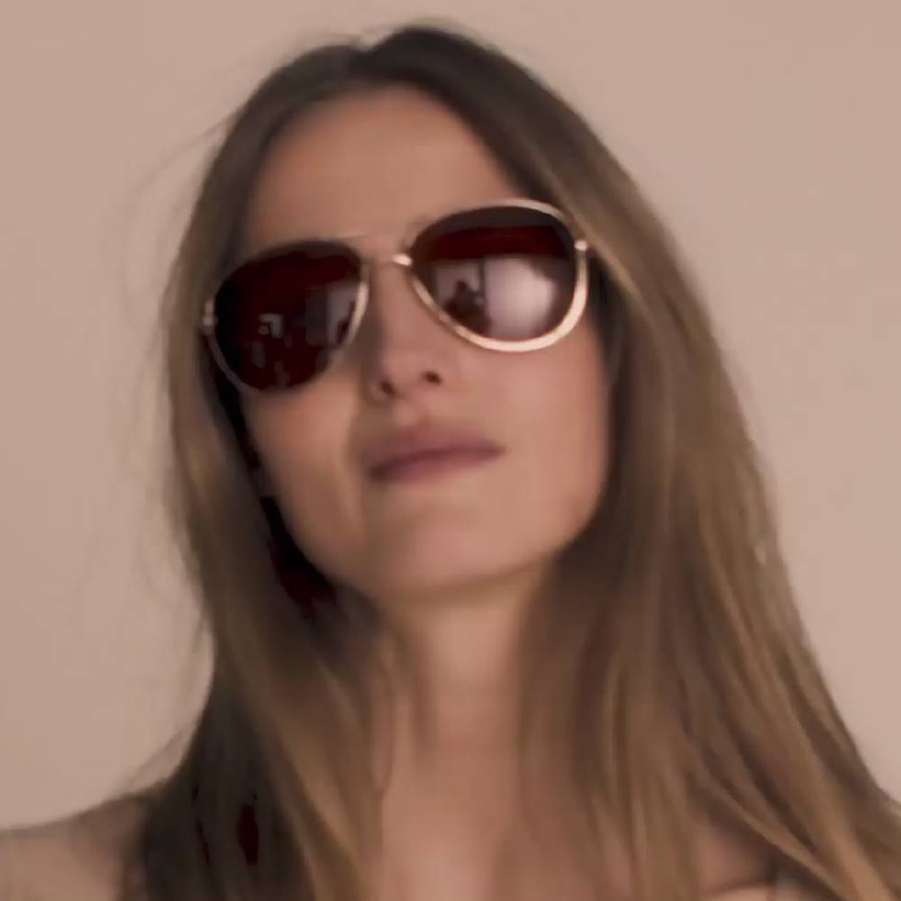 Pilgrim NANI Sonnenbrille Orange/Gold Neueste Mode